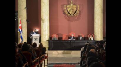 Trabajadores del sistema judicial celebraron el inicio del Año judicial, junto a Díaz-Canel