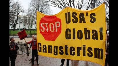 Gritos de «No a la guerra con Irán» y «Estados Unidos fuera del Medio Oriente»