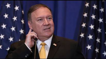 El Secretario de Estado nosteamericano Mike Pompeo