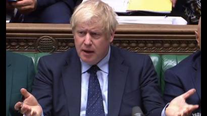 El primer ministro de Reino Unido, Boris Johnson
