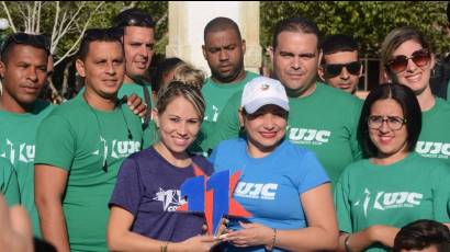 La delegación de Ciego de Ávila al XI Congreso de la Unión de Jóvenes Comunistas (UJC)
