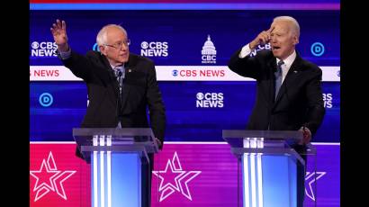 Sanders y Biden. Este duelo parece definitorio para las aspiraciones de ambos.