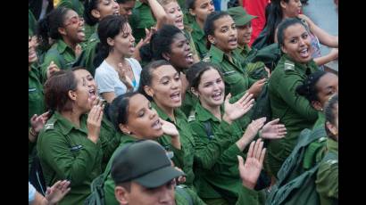 Los jóvenes combatientes le aportan mucho dinamismo a la UJC