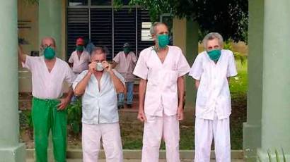 Los ancianos diagnosticados positivos a la Covid-19, en la ciudad de Santa Clara
