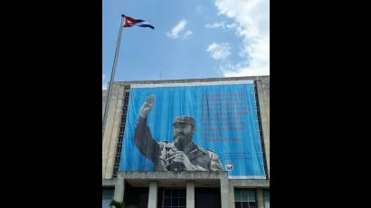 Fidel en nuestro 1ro. de Mayo