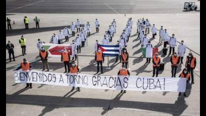 Médicos cubanos llegan a Torino