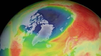 Agujero de Ozono en Polo Norte