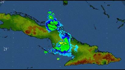 Tormenta local severa en Camagüey