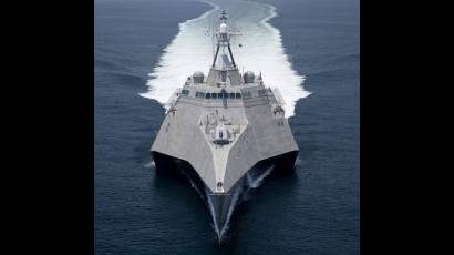 Buque norteamericano en mares asiáticos