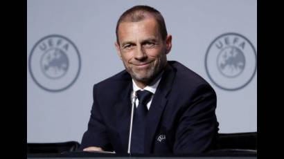 El Presidente de la UEFA, Aleksander Ceferin
