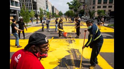 Mural: «Las vidas negras importan»