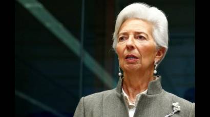 Presidenta del Banco Central Europeo, Christine Lagarde