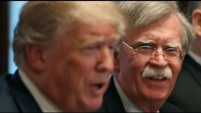 El que ríe ultimo, ríe mejor, parece decir John Bolton