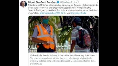 Presidente cubano en Twitter