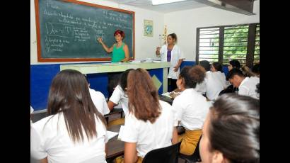 Curso escolar en Cuba