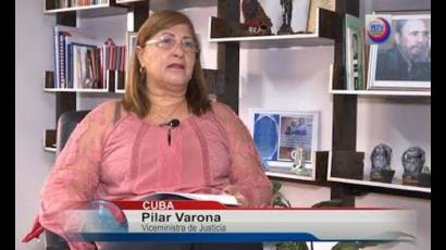 Viceministra Pilar Varona Estrada
