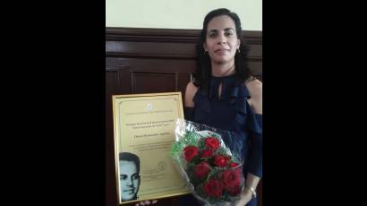 Orisel Hernández Aguilar, Doctora en Ciencias Jurídicas.