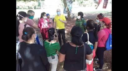 El Primer Secretario de la UJC sostuvo este martes un emotivo encuentro con jóvenes de Mayabeque en el mismo sitio donde los moncadistas realizaron prácticas militares antes de las acciones del 26 de julio de 1953