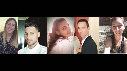 Laura Feyt, Luis Daniel Ortiz, Melissa Quintana, Ernesto Rodriguez, Aliber Velazquez