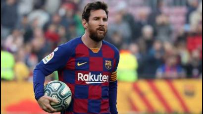 El futbolista del FC Barcelona, Lionel Messi