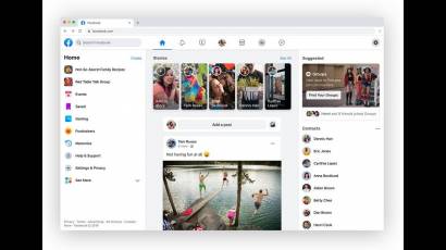 El nuevo Facebook para escritorio