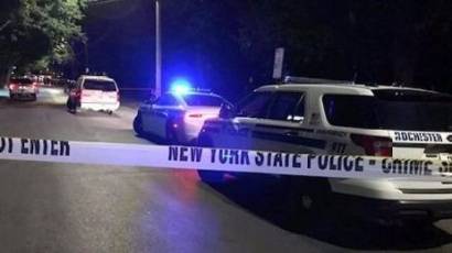 Numerosos vehículos de emergencia