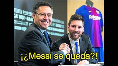 Messi estudia opción de seguir en Barcelona