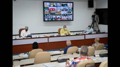 Videoconferencia realizada este viernes con gobernadores e intendentes de todo el país