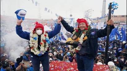 Luis Arce triunfa en Bolivia por el MAS
