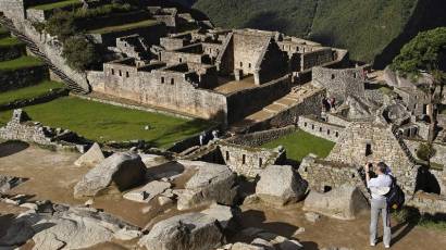 Ruinas de Machu Picchu en Cusco, Perú