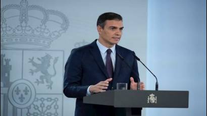 Pedro Sánchez anunció en conferencia de prensa declaración de estado de alarma en España