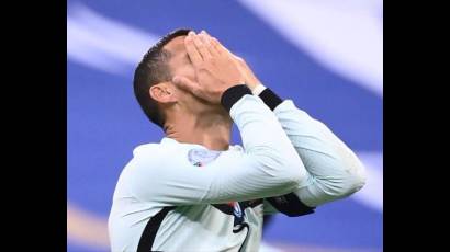 El delantero portugués Cristiano Ronaldo durante un partido