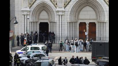 Iglesia atacada en Niza, Francia