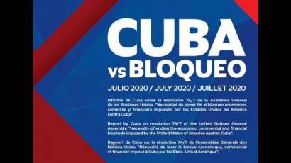 Informe Cuba vs Bloqueo