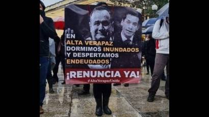 Protestas en Guatemala