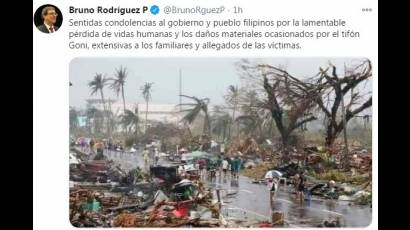 Cuenta de Twitter de Bruno Rodríguez