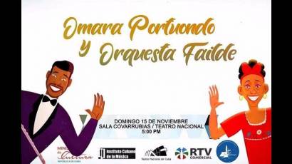 Omara Portuondo y Orquesta Failde ofrecen concierto en vivo