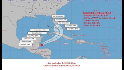 Depresión tropical Eta