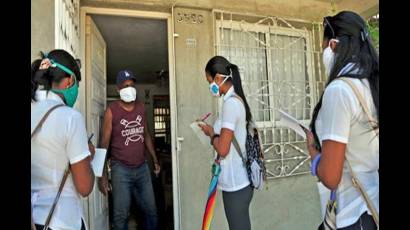 Estudiantes se vincularon al enfrentamiento a la pandemia