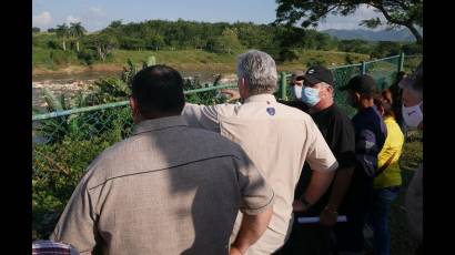 Díaz-Canel de visita por Cienfuegos