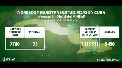 Ingresos y muestras estudiadas