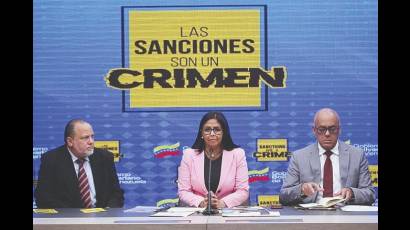 Además del repudio popular, las sanciones yanquis son denunciadas por el Gobierno bolivariano.