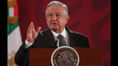 El presidente mexicano Andrés Manuel López Obrador.