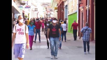 A pesar del crecimiento del número de casos positivos de los últimos días así lucían las principales arterias de Santiago de Cuba hasta este sábado