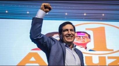 Andrés Arauz resultó el candidato más votado en las elecciones del pasado 7 de febrero