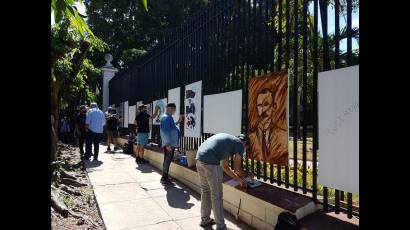 Artistas rinden homenaje a Martí en el Mincult