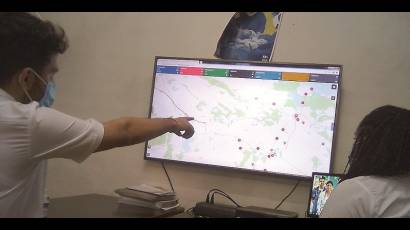 En el puesto de la Dirección Provincial de Salud