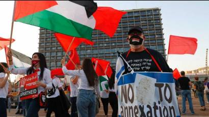 El plan de anexión también ha sido rechazado en el propio Tel Aviv