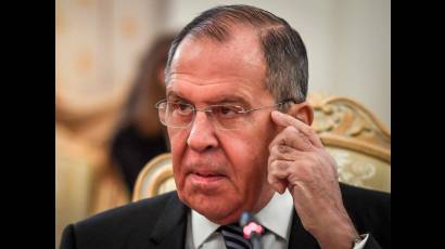 Lavrov, canciller ruso