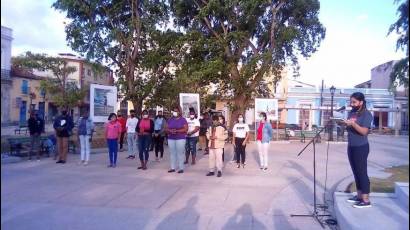 Celebración en el Parque de la Libertad